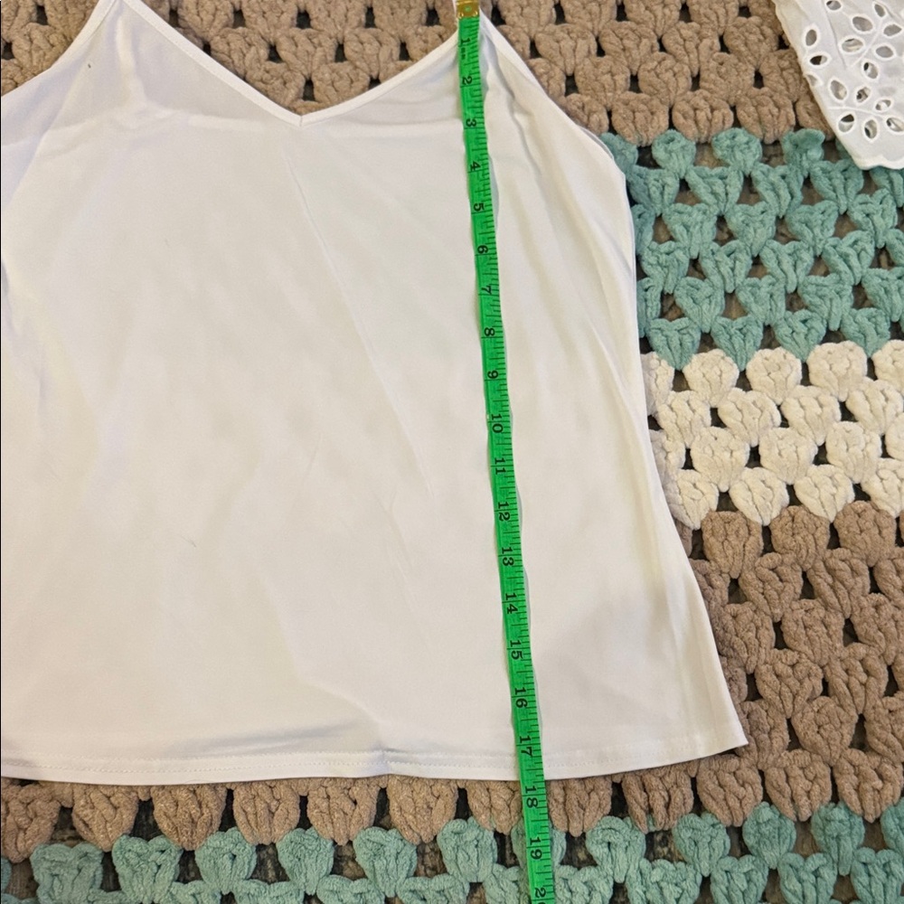 Daniel Rainn White Eyelet BoHo Bohemian Peasant Blouse Top Shirt Womans sz Small - Picture 10 of 10